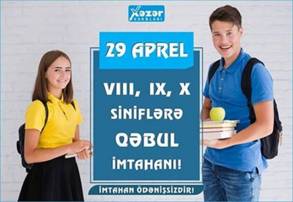 XƏZƏR kurslarına QƏBUL imtahanı 29 APREL tarixində - 1