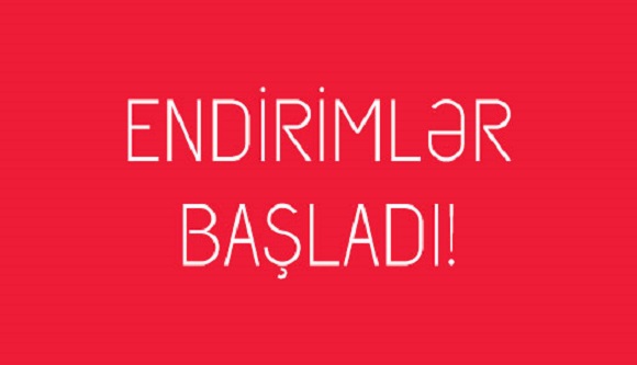 ENDİRİMDƏN YARARLANMAĞA TƏLƏSİN !!!