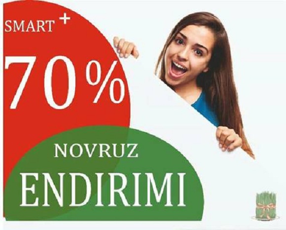 Novruz bayramı münasibəti ilə 70% endirim - 1