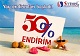 50% YAY ENDİRİMLƏRİ-ndən istifadə edin