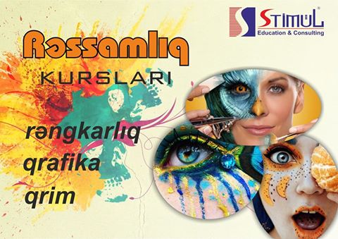 Rəssamlıq kurslarına qeydiyyat davam edir (Stimul tədris mərkəzi) - 1 Rəssamlıq kurslarına qeydiyyat davam edir (Stimul tədris mərkəzi) - 1