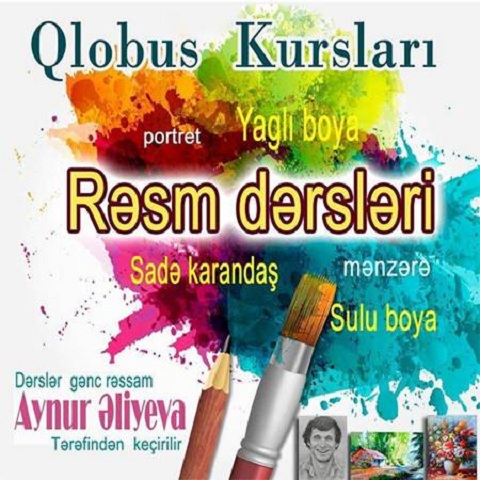 Rəsm Kurslarimiz qrup və Fərdi şəkildə