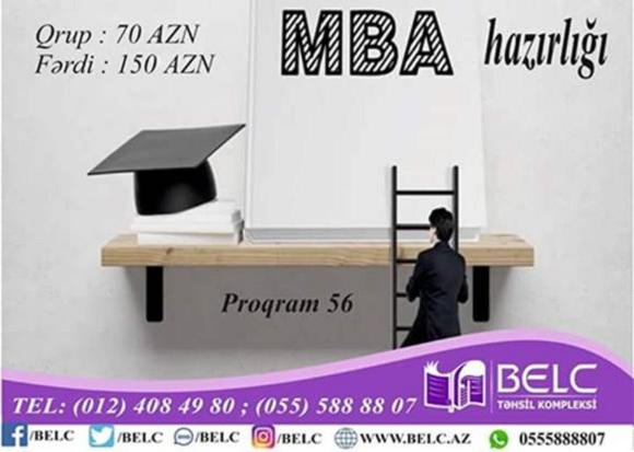 Magistraturanın II mərhələsi üzrə MBA (Master of Business Administration) Proqramına hazırlıq kurslarında iştirak edin - 1