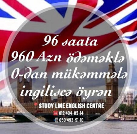 STUDY LINE sizi GENERAL ENGLISH kurslarina dəvət edir. - 1