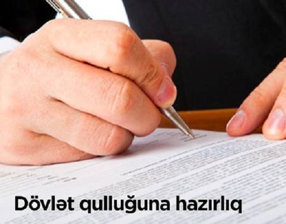 Dövlət qulluğuna qəbul imtahanlarına start verdik - 1