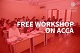 "FREE WORKSHOP ON ACCA" seminarı.