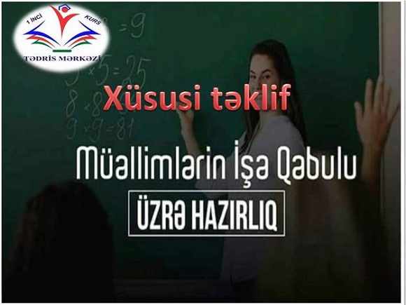 Müəllimlərin işə qəbulu üzrə hazırlığa Xüsusi endirimlər - 1