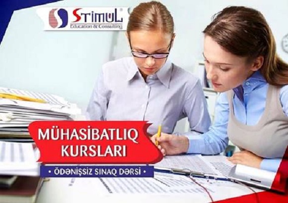 Mühasibatlıq kursları - Ödənişsiz sınaq dərsi - 1