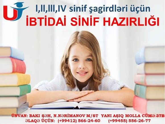 İbtidai sinif hazırlığını bizə həvalə edin - 1