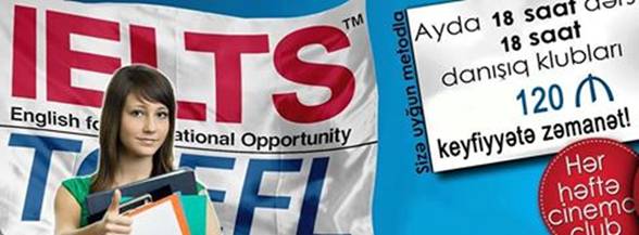 TOEFL, IELTS, GMAT, GRE üzrə hazırlıq proqramlarına endirim elan edirdi (DAHİ) - 1 TOEFL, IELTS, GMAT, GRE üzrə hazırlıq proqramlarına endirim elan edirdi (DAHİ) - 1